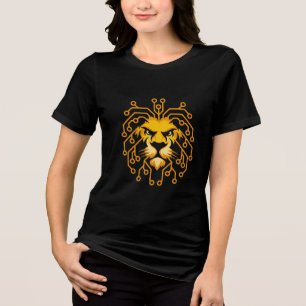 Golden Circuit Lion Damen T-Shirt Tri-Blend Shirt