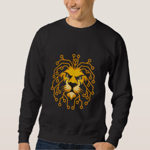Golden Circuit Lion Sweatshirt