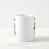 Golden Citrus Vintage Zitrone Kaffeetasse (Mittel)