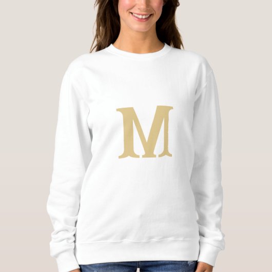 Golden Classic individuelle Name Sweatshirt (Vorderseite)