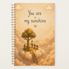Golden Clouds Notizbuch Planer