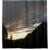 Golden Cloudy Sunset...... Duschvorhang (Vorderseite)