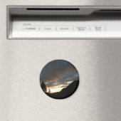 Golden Cloudy Sunset.... Magnet (In Situ (Geschirrspüler))