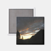 Golden Cloudy Sunset....... Magnet (Vorderseite/Rückseite)