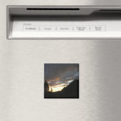 Golden Cloudy Sunset....... Magnet (In Situ (Geschirrspüler))