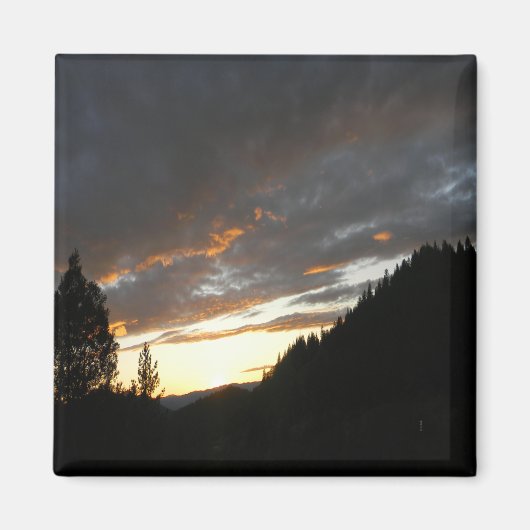 Golden Cloudy Sunset....... Magnet (Vorne)