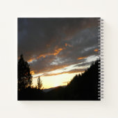 Golden Cloudy Sunset.... Notizblock (Rückseite)