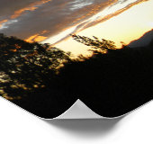 Golden Cloudy Sunset.... Poster (Ecke)