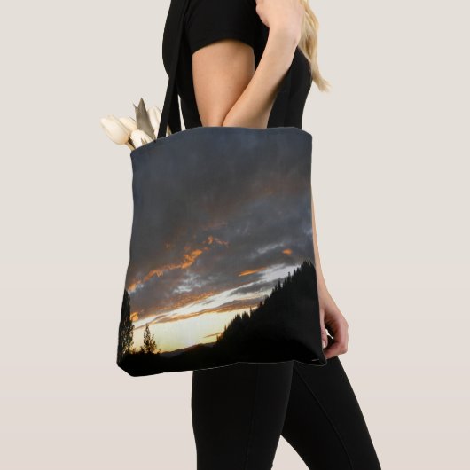 Golden Cloudy Sunset.... Tasche (Von Nahem)