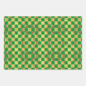 Golden Clover Charm 🍀 Geschenkpapier Set (Vorderseite 3)