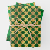 Golden Clover Charm 🍀 Geschenkpapier Set (Beispiel)