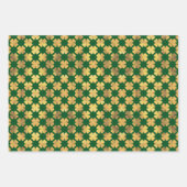 Golden Clover Charm 🍀 Geschenkpapier Set (Vorderseite)