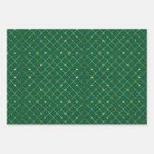 Golden Clovers Emerald Sky Geschenkpapier Set (Vorderseite 2)