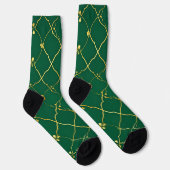 Golden Clovers, Emerald Sky Socken (Rechts)