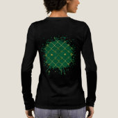 Golden Clovers, Emerald Sky Tri-Blend Shirt (Rückseite)
