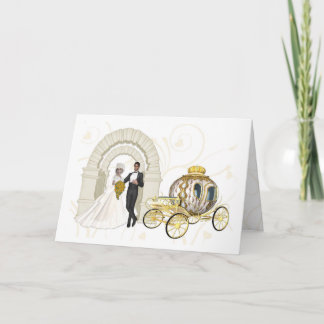 Golden Coach Hochzeit Einladung