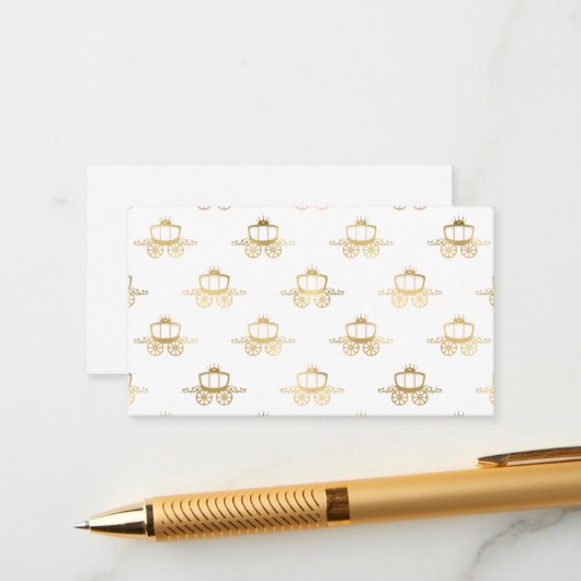 Golden Coaches Aschenputella Princess Royal Magie Begleitkarte (Vorderseite/Rückseite Beispiel)