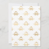 Golden Coaches Aschenputella Princess Royal Magie Save The Date (Rückseite)