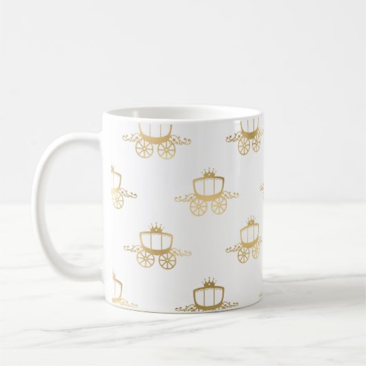 Golden Coaches Aschenputtel Prinzessin Königliche Kaffeetasse (Links)