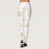 Golden Coaches Aschenputtel Prinzessin Königliche Leggings (Rückseite)