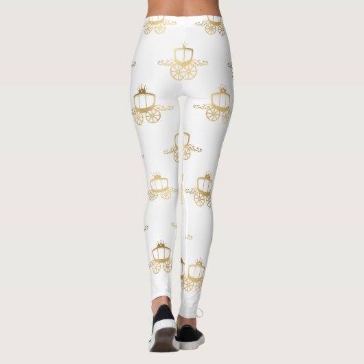 Golden Coaches Aschenputtel Prinzessin Königliche Leggings (Rückseite)