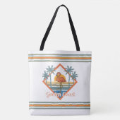 Golden Coast Flamingo Sunset Tasche (Vorderseite)