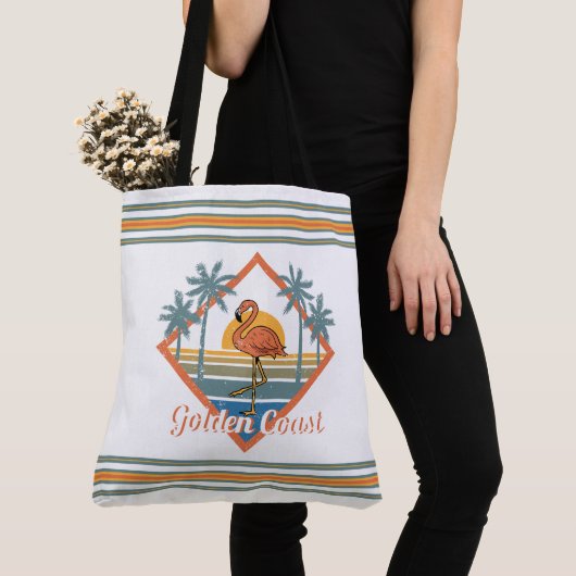 Golden Coast Flamingo Sunset Tasche (Von Nahem)