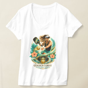 Golden Coast Pickleball Königin T-Shirt