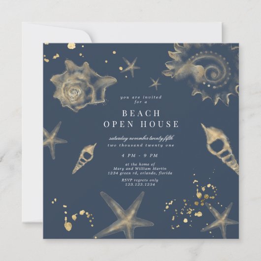 Golden Coastal Parco Tassino Einladung (Vorderseite)