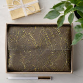 Golden Coathangers Muster Decoupage Seidenpapier (Geschenk)