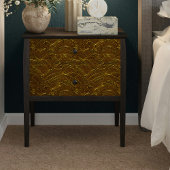 Golden Coathangers Muster Decoupage Seidenpapier