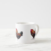 Golden Cockerel Rooster specialty  mug Espressotasse (Vorderseite Rechts)