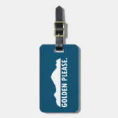 Golden Colorado Bitte Gepäckanhänger (Vorderseite vertikal)