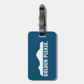 Golden Colorado Bitte Gepäckanhänger (Rückseite vertikal)