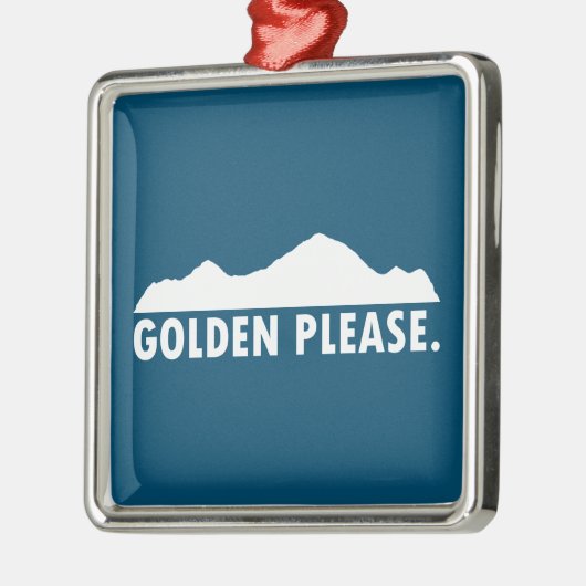 Golden Colorado Bitte Ornament Aus Metall (Links)
