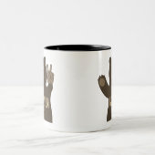 Golden Colorado Peace Bear Zweifarbige Tasse (Mittel)