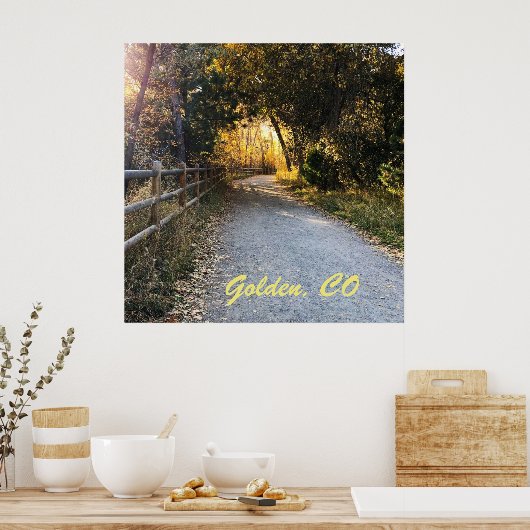 Golden. Colorado Poster (Küche)