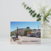 Golden Colorado Postkarte (Stehend Vorderseite)