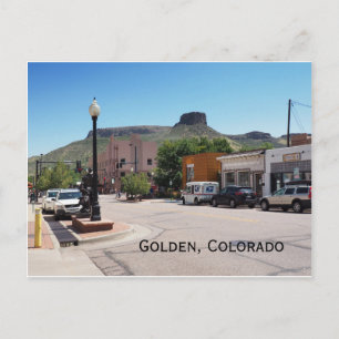 Golden Colorado Postkarte