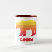 Golden Colorado Rainbow Bear Zweifarbige Tasse (Mittel)