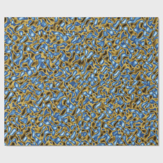 Golden colours pattern  geschenkpapier (Flach)