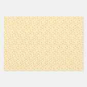 Golden Confetti on Golden, Green & Red Geschenkpapier Set (Vorderseite 2)