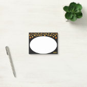 Golden Confetti zu Schwarz und Weiß Post_It Notes Post-it Klebezettel (Büro)