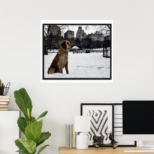 Golden-Conservatory-Central Park 3D Frame Poster (Heimbüro)