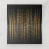 Golden Copper Star Dusche Platzkarte (Innenseite Aufgefaltet)