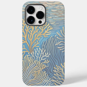 Golden Corals Deep Ocean Case-Mate iPhone 14 Pro Max Hülle