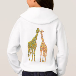 Golden Couple Giraffe Hoodie