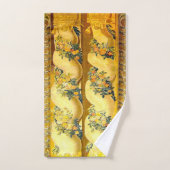 Golden Couronne de Fleurs Badhandtuch Set (Handtuch)