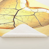 Golden Cracked Heart Art Sherpadecke (3/4)