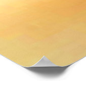 Golden Cracked Heart Kunst Poster (Ecke)